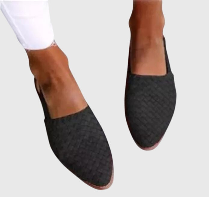 Loafer Damen | Flechtwerk & Slingback-Riemen