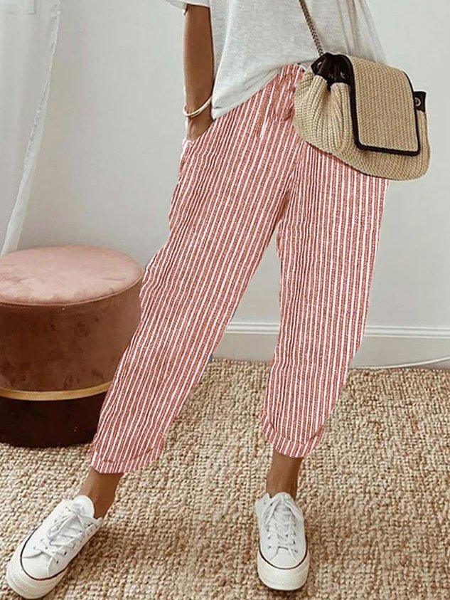 Sommerhose Damen | Kordelzug & Umschlagsaum