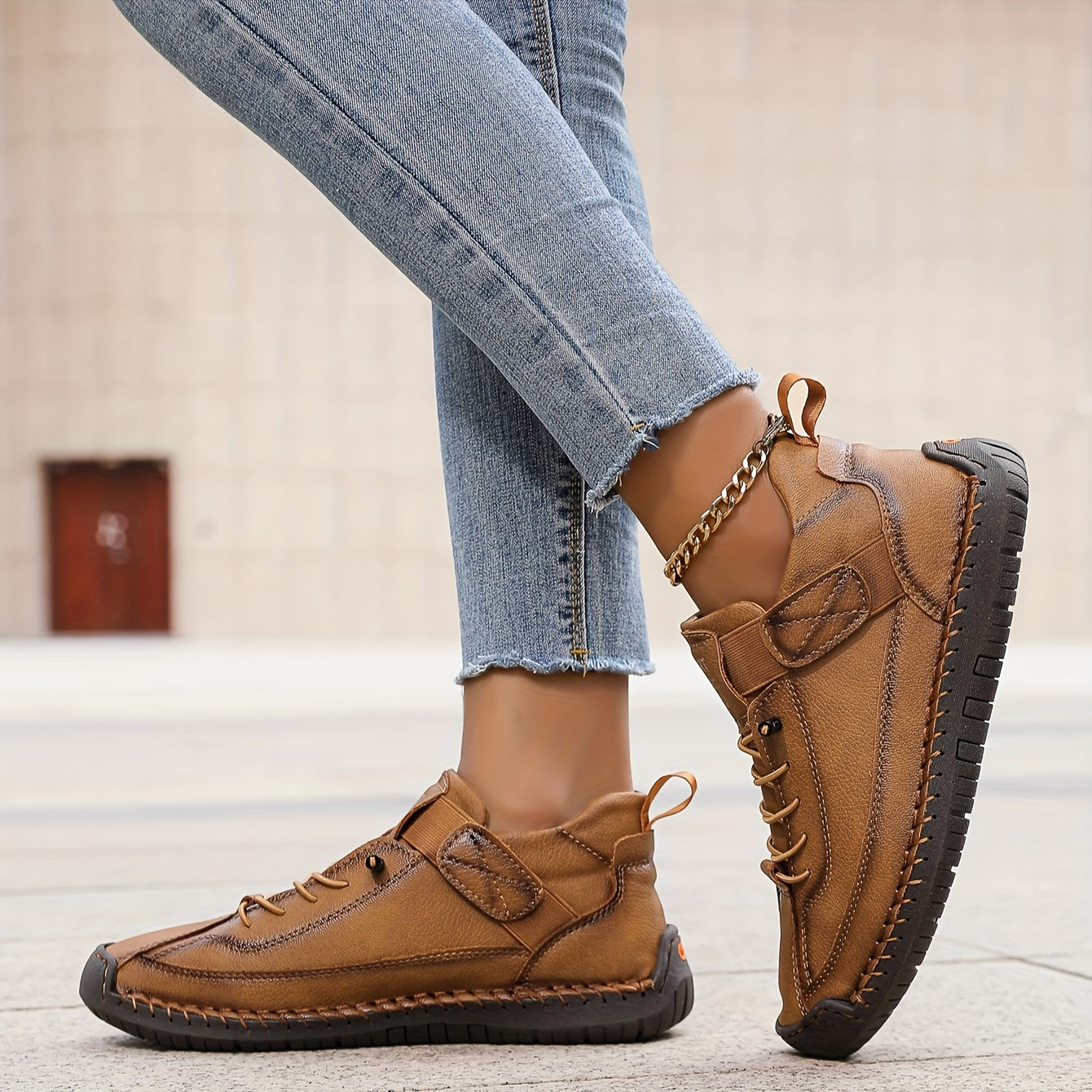 Sneaker Damen | Orthopädische mit Schnürung & Klettverschluss