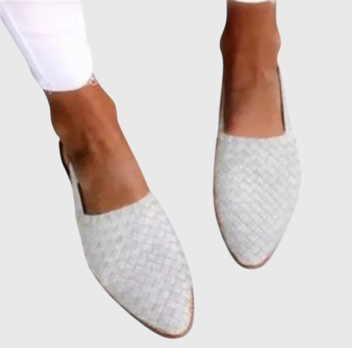 Loafer Damen | Flechtwerk & Slingback-Riemen