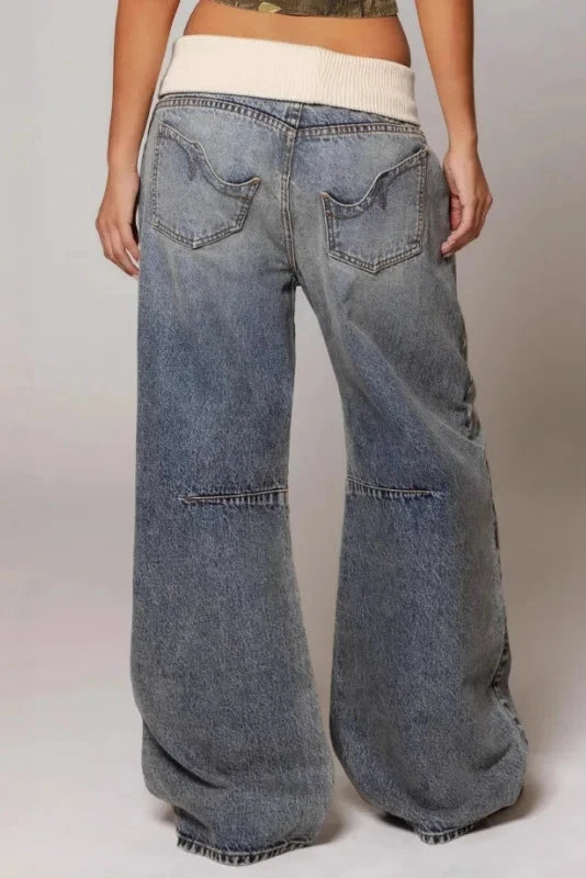Amara - Baggyjeans Damen | Betonte Nahtlinien & Streetwear-Stil