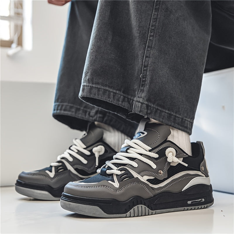 Auron - Herren Sporty Sneakers | Stabiler Laufsohle Mit Strukturierten Akzenten