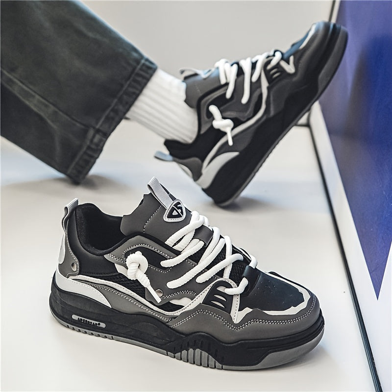 Auron - Herren Sporty Sneakers | Stabiler Laufsohle Mit Strukturierten Akzenten