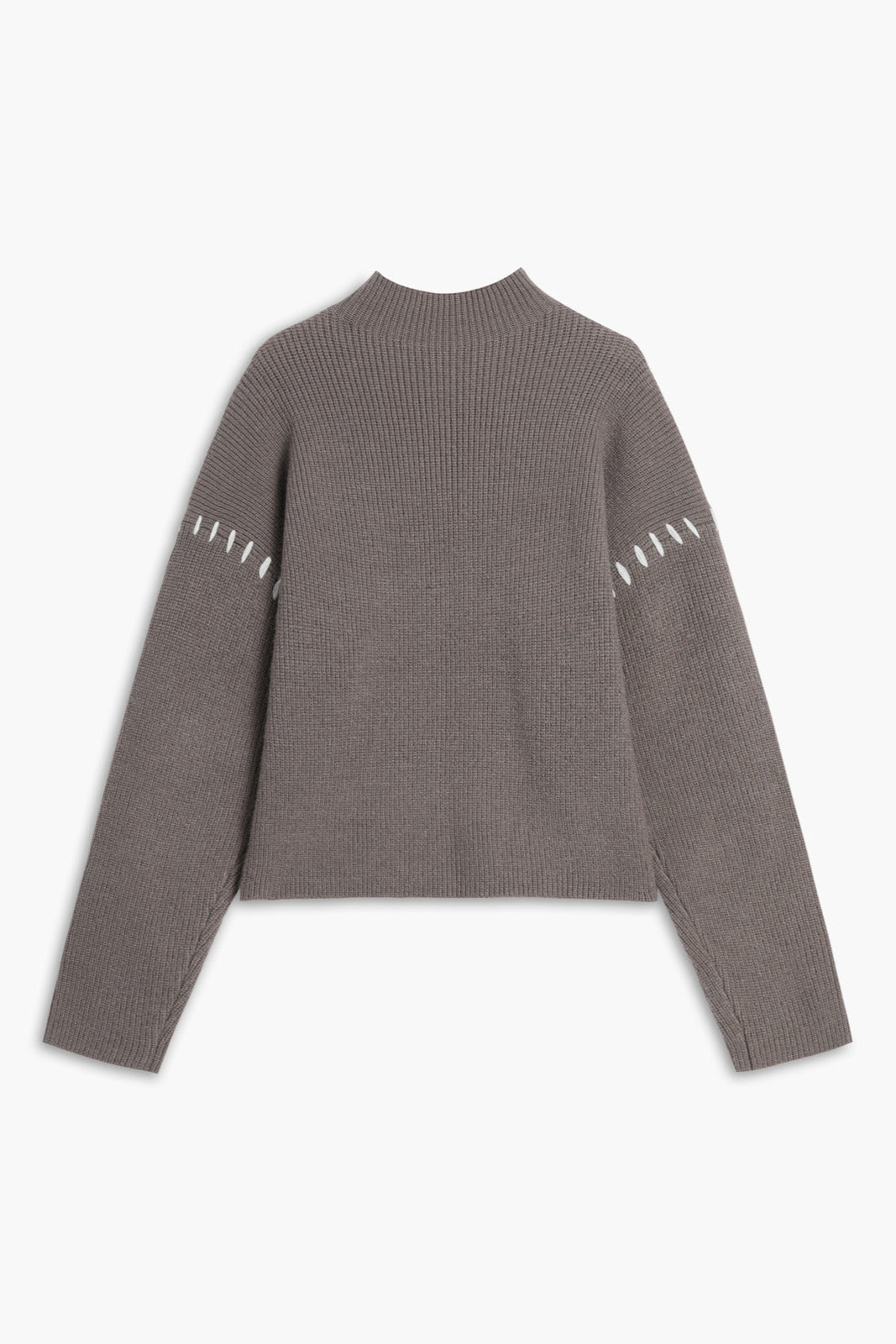Damenstrickpullover | Oversize-Passform & Moderner Stehkragen