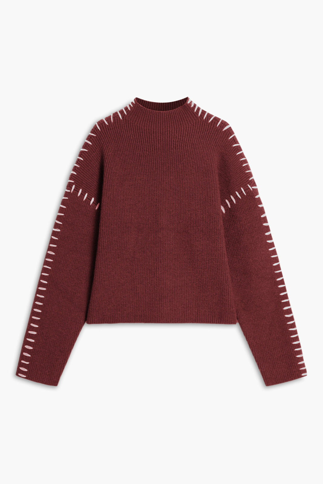 Damenstrickpullover | Oversize-Passform & Moderner Stehkragen