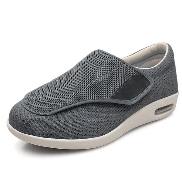 Herrenschuhe | Extra Weit mit Klettverschluss & Luftkissen