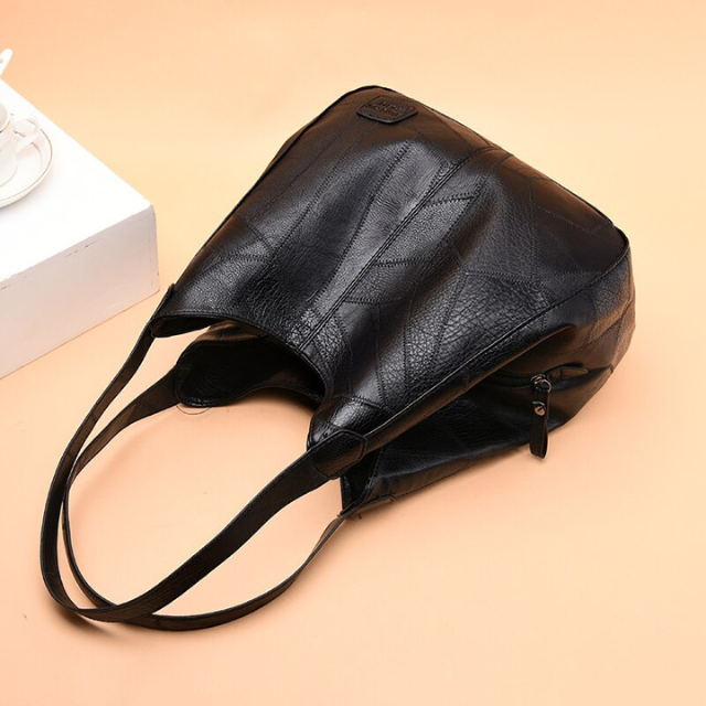 Damen Schultertasche aus Leder | Geräumigkeit mit Vielseitiger Look
