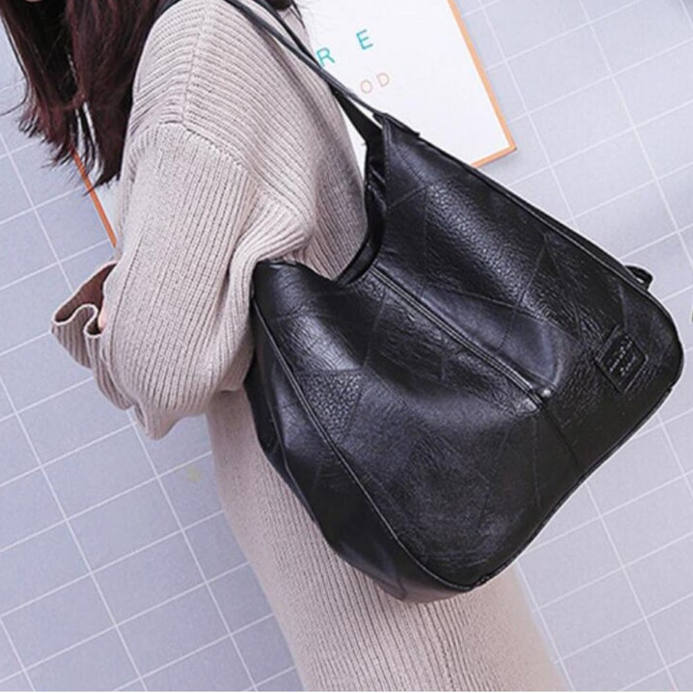 Damen Schultertasche aus Leder | Geräumigkeit mit Vielseitiger Look