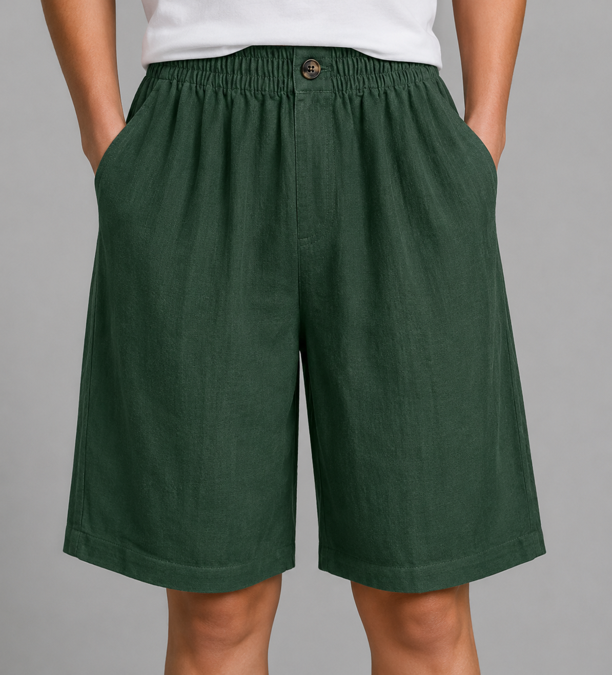 Kurze Hosen Damen | Elastischem Bund
