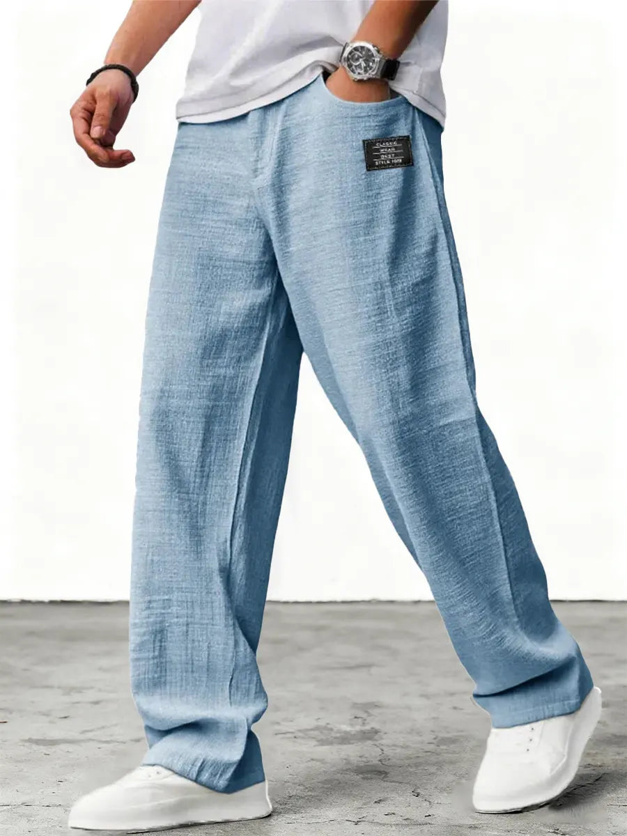 Sommerhose Herren | Weitem Bein & elastischem Bund