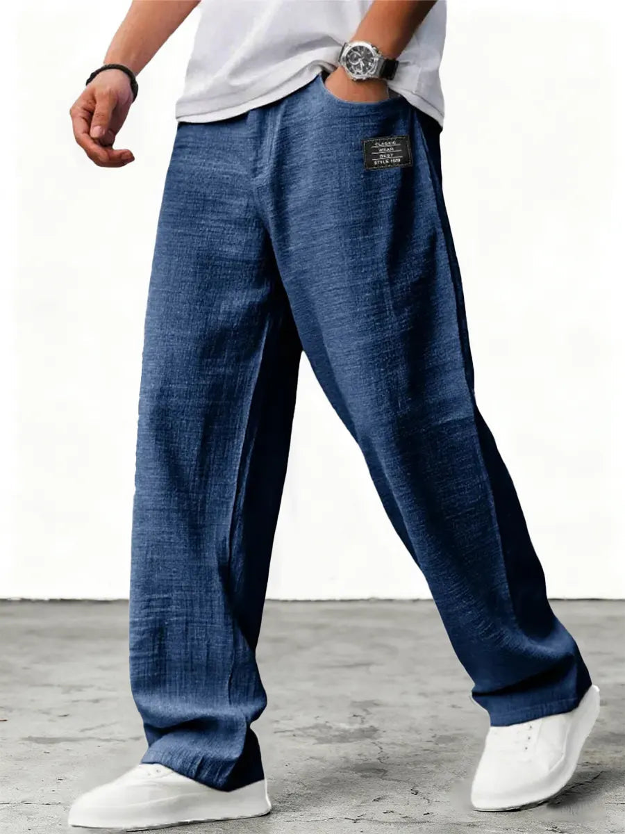 Sommerhose Herren | Weitem Bein & elastischem Bund