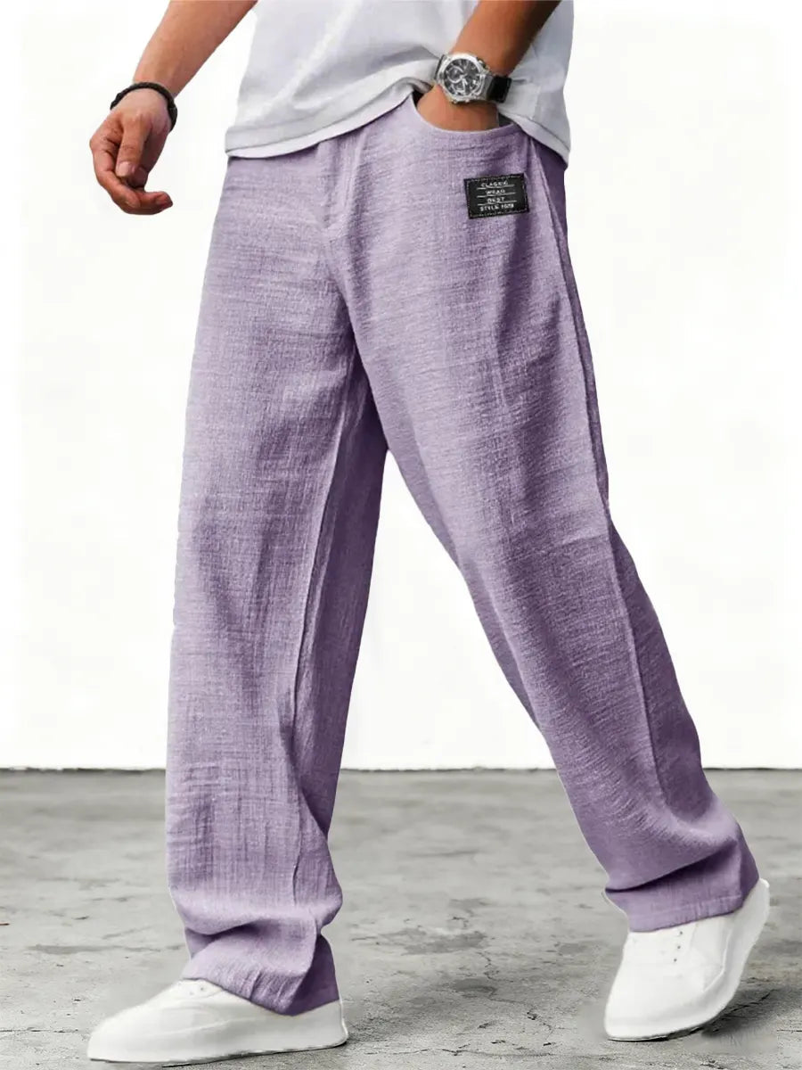 Sommerhose Herren | Weitem Bein & elastischem Bund
