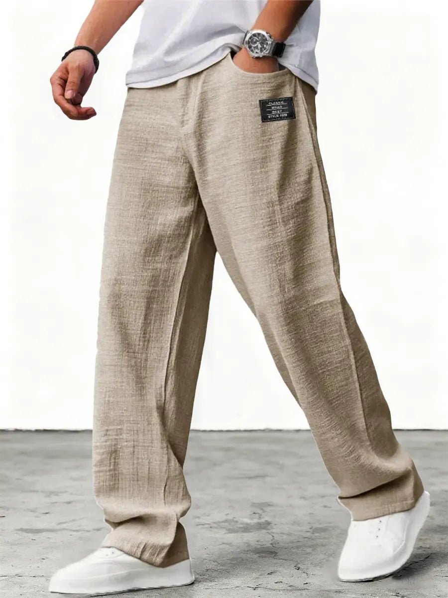 Sommerhose Herren | Weitem Bein & elastischem Bund