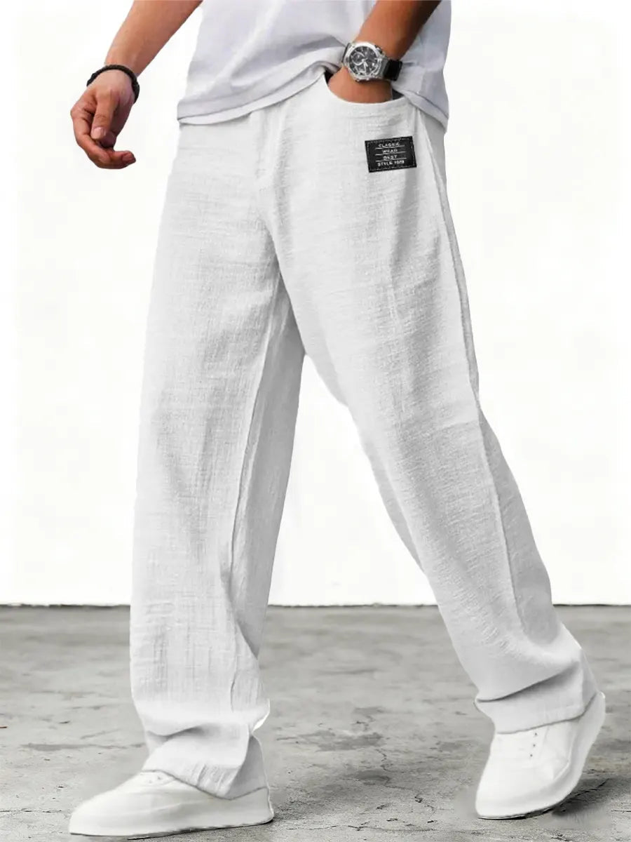 Sommerhose Herren | Weitem Bein & elastischem Bund
