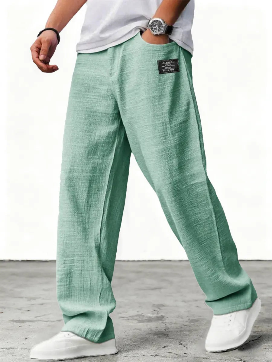 Sommerhose Herren | Weitem Bein & elastischem Bund