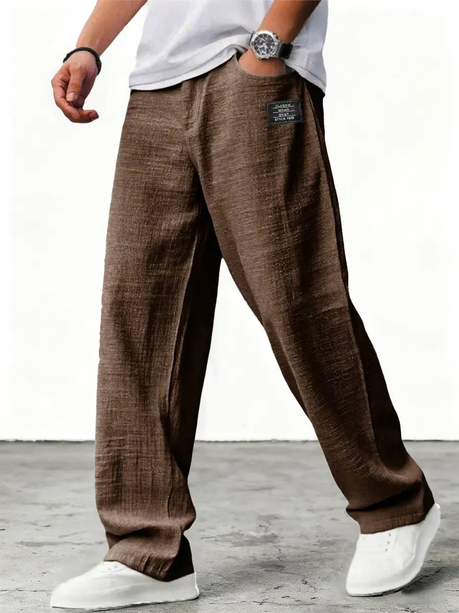 Sommerhose Herren | Weitem Bein & elastischem Bund