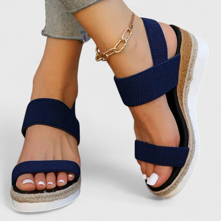 Sandalen Damen | Keilabsatz & Espadrille-Sohle