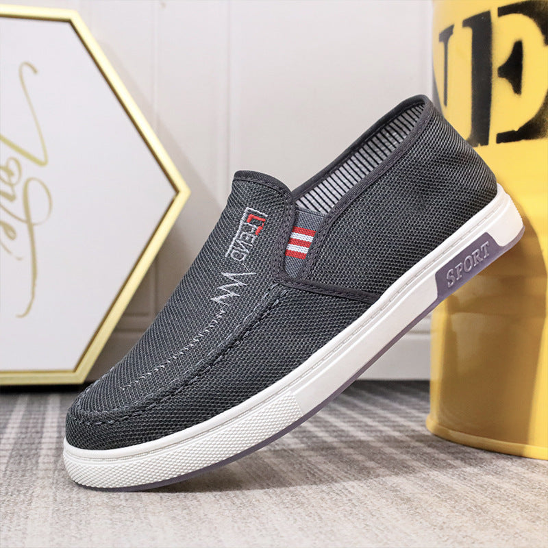 Sneaker Herren | Slip-on mit Mesh-Obermaterial & Sportdesign