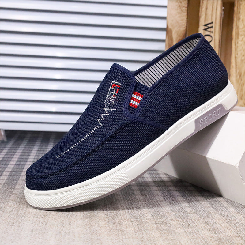 Sneaker Herren | Slip-on mit Mesh-Obermaterial & Sportdesign