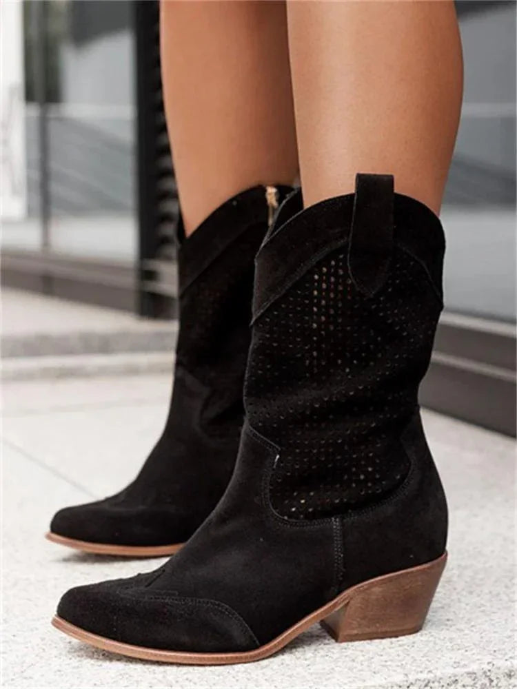 Stiefeletten Damen | Moderner Westernlook Mit Definierter Form