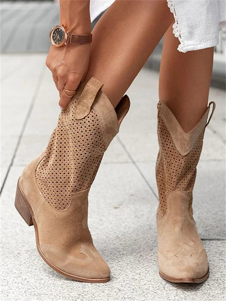 Stiefeletten Damen | Moderner Westernlook Mit Definierter Form