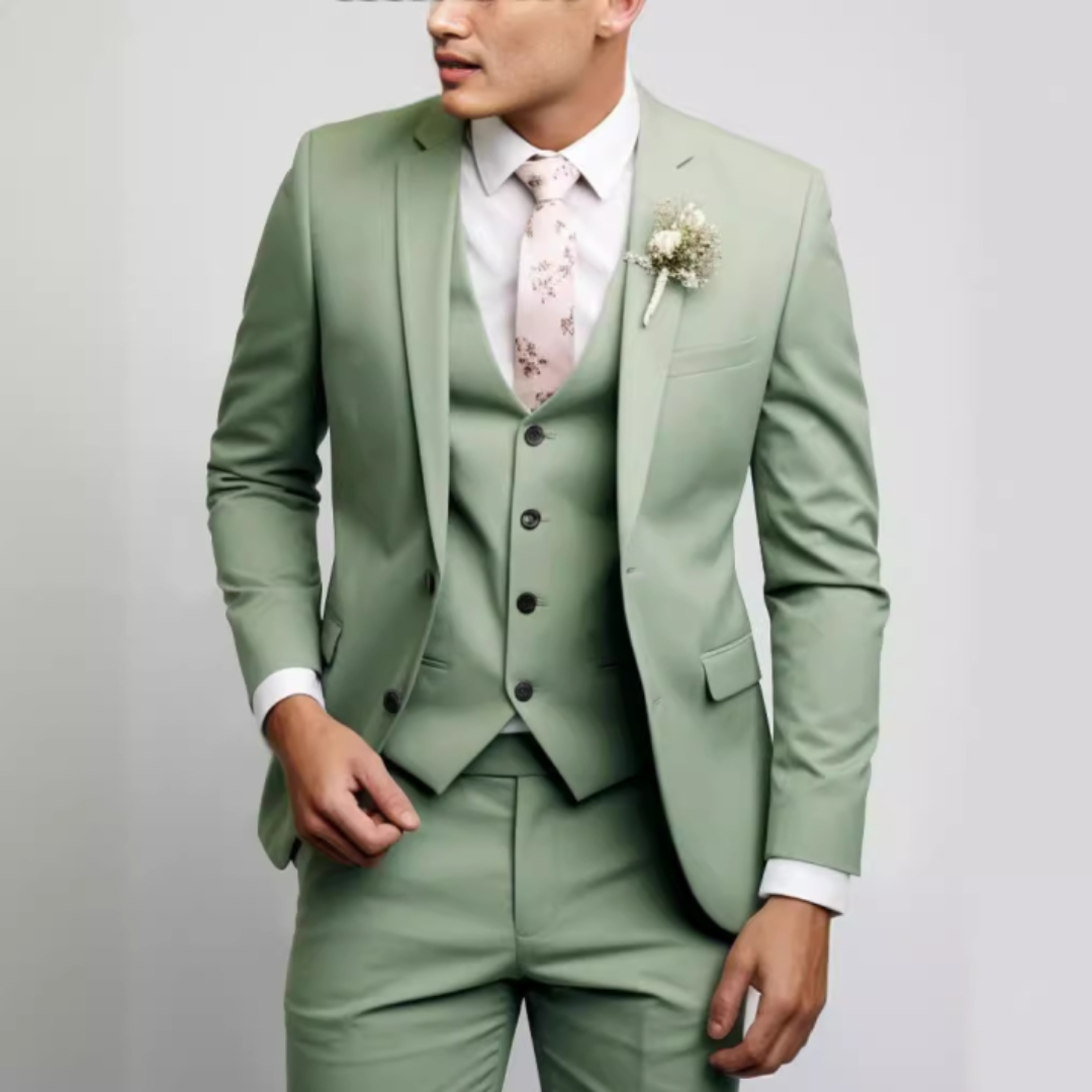 Hochzeitsanzug Herren | Dreiteilig mit Gilet & Slim Fit