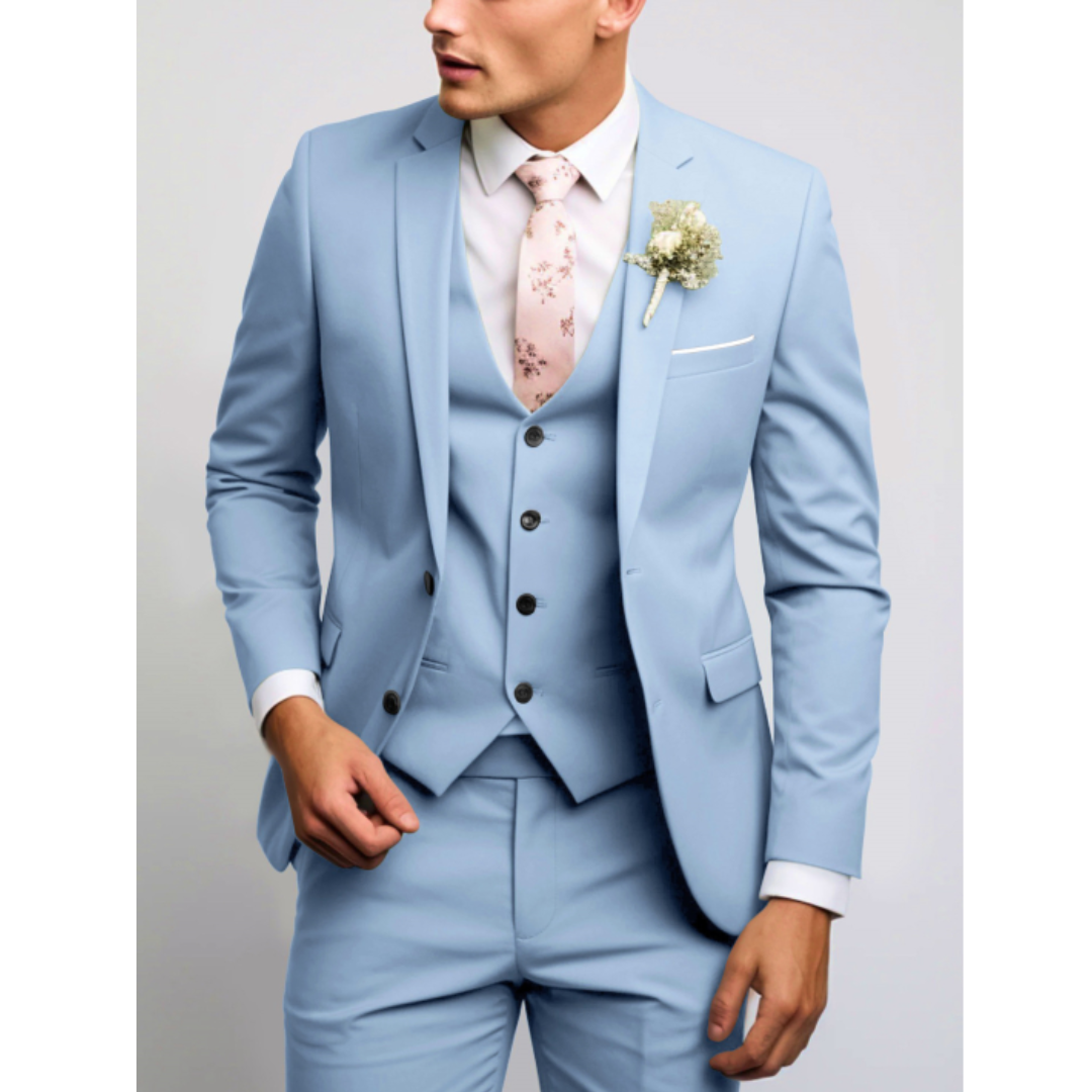 Hochzeitsanzug Herren | Dreiteilig mit Gilet & Slim Fit