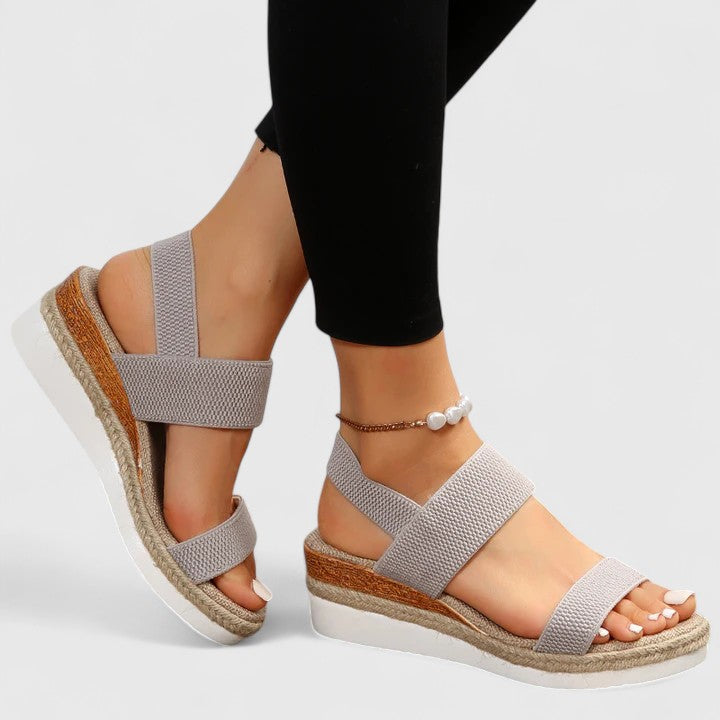 Sandalen Damen | Keilabsatz & Espadrille-Sohle