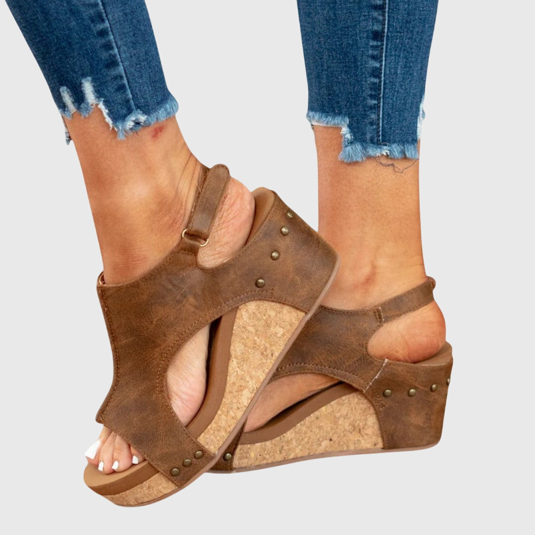 Sandalen Damen | Keilabsatz & Korkplattform
