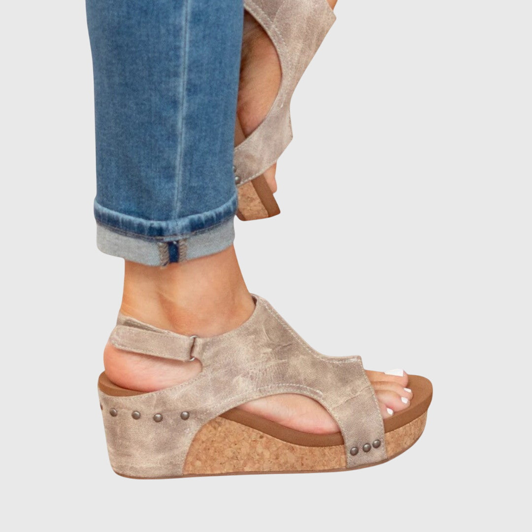 Sandalen Damen | Keilabsatz & Korkplattform