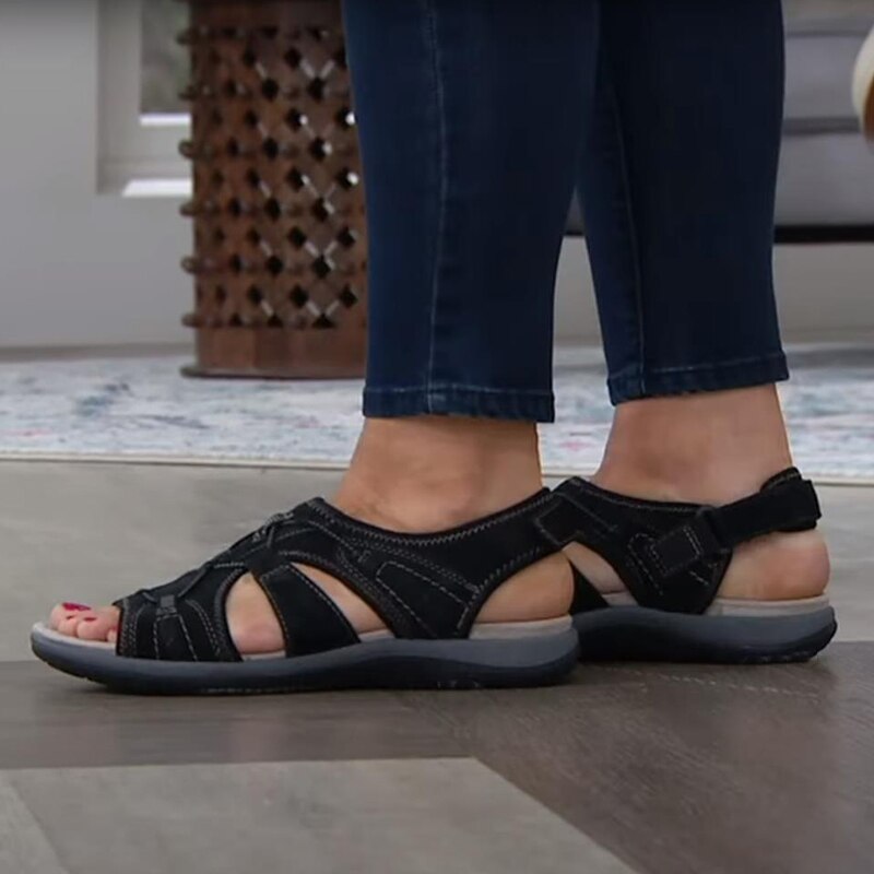 Orthopädische Sandalen Damen | Klettverschluss & Schnürung