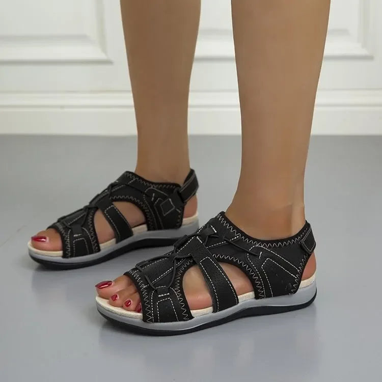 Orthopädische Sandalen Damen | Klettverschluss & Schnürung