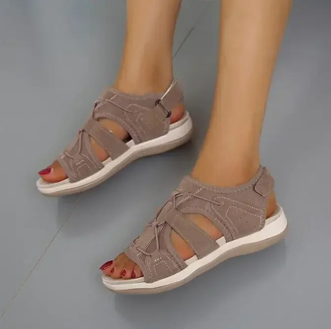 Orthopädische Sandalen Damen | Klettverschluss & Schnürung