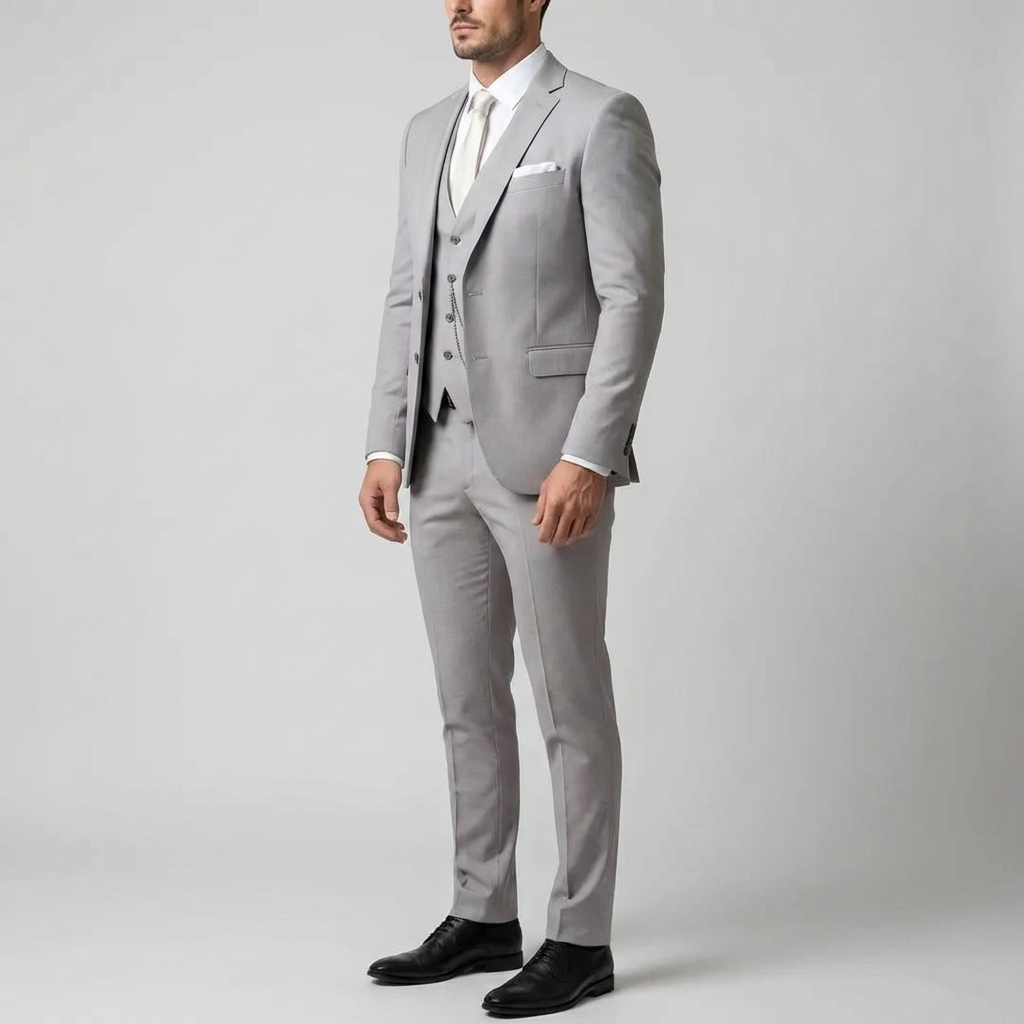 Anzug Herren | Dreiteilig mit Slim Fit & Gilet