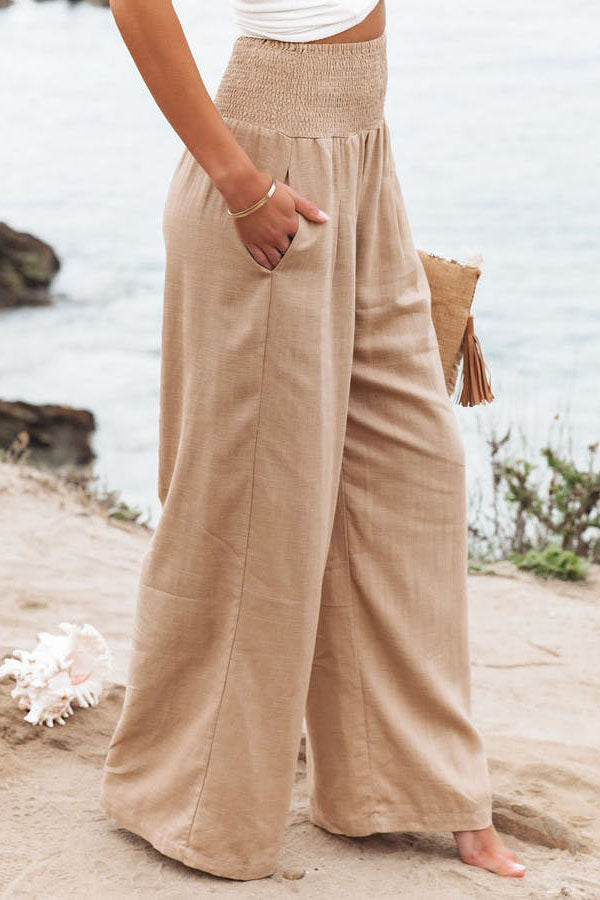 Sommerhosen Damen | Weitem Bein & Smokbund