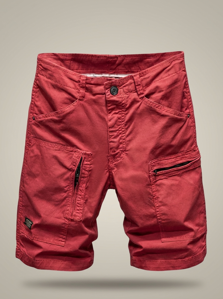 Kurze Hosen Herren Schmale Cargo | Taschen
