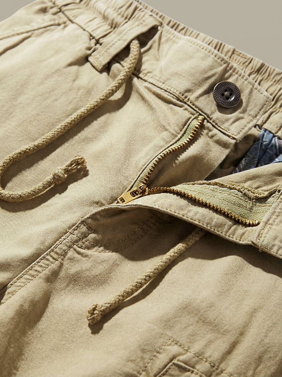 Kurze Hosen Herren Lockerer Passform Cargo | Mehrfach Tasche