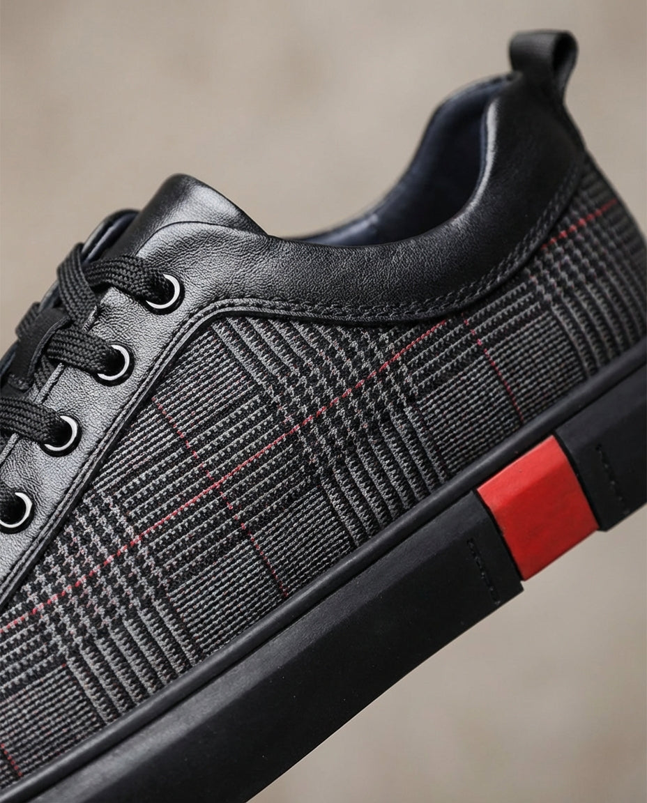 Herren Sneaker Klassische Schnürung | Runde Zehenpartie