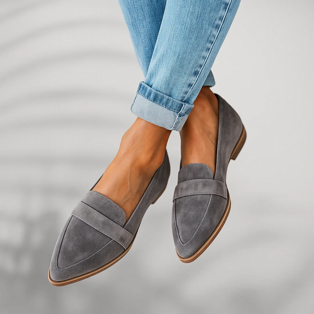 Loafer Damen | Spitzer Zehenpartie & Penny-Riemen