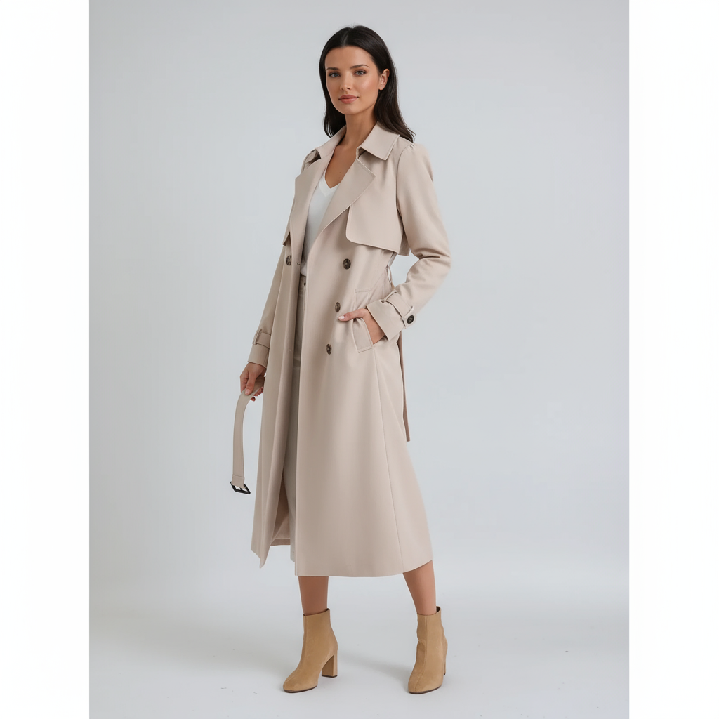 Chamora Trenchcoat | Dames Winterjas met Riem