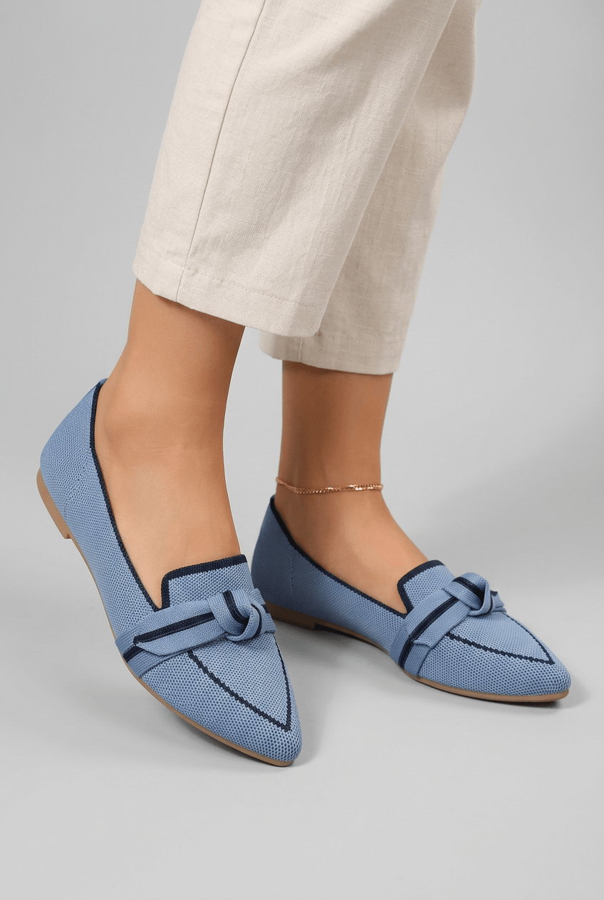 Loafer Damen | Knotendetail & spitzer Zehenpartie