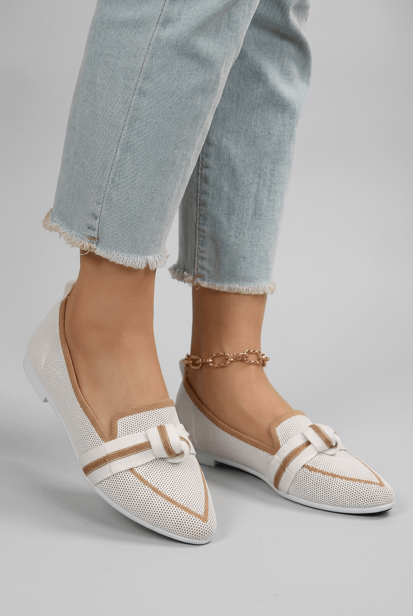 Loafer Damen | Knotendetail & spitzer Zehenpartie