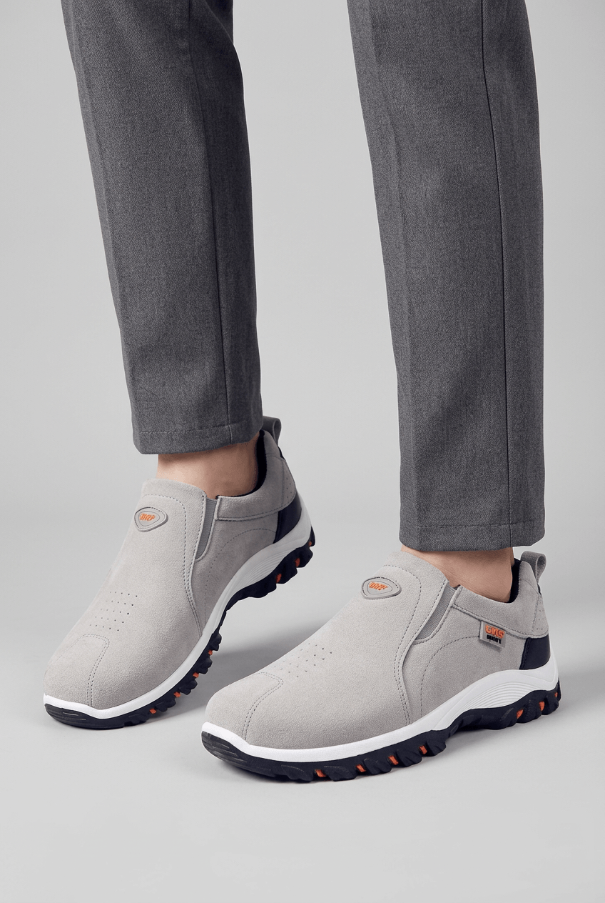 Sneaker Herren | Slip-on mit Wildleder-Look & Profilsohle