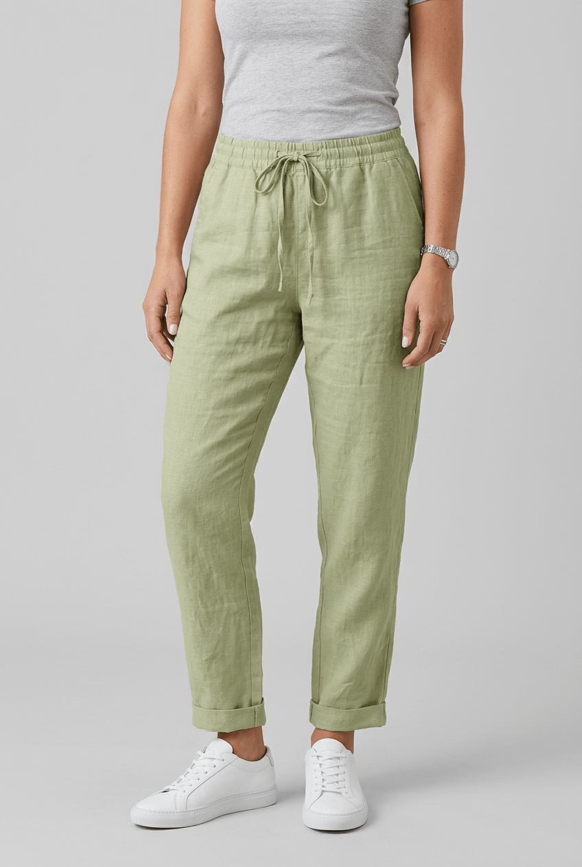 Sommerhose Damen | Kordelzug & Umschlagsaum