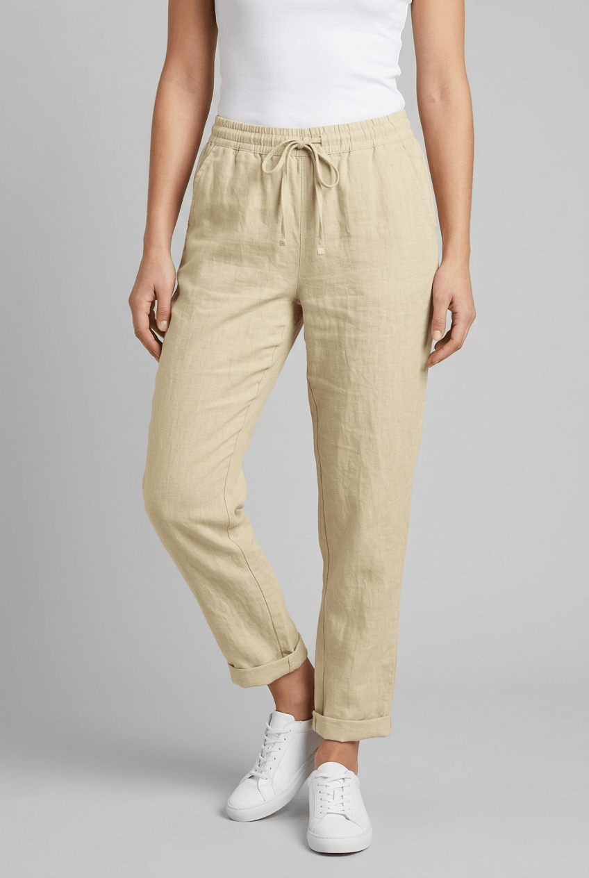 Sommerhose Damen | Kordelzug & Umschlagsaum