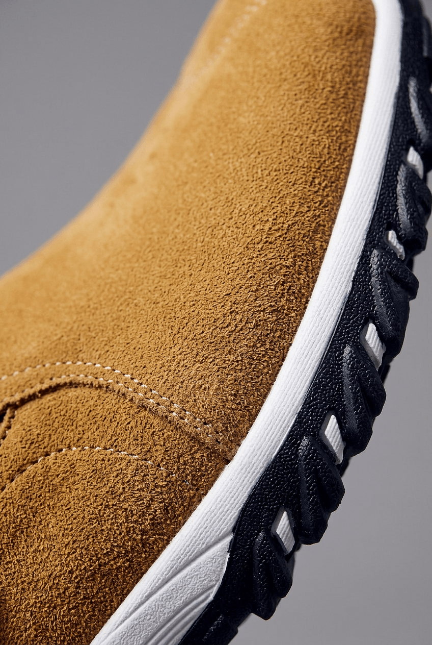 Sneaker Herren | Slip-on mit Wildleder-Look & Profilsohle