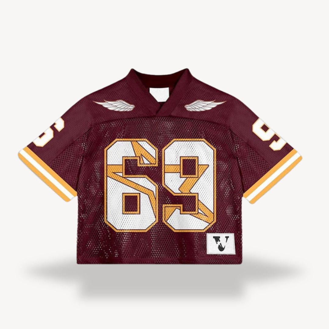 T-Shirt Herren | Oversized Football Jersey mit Sportprint