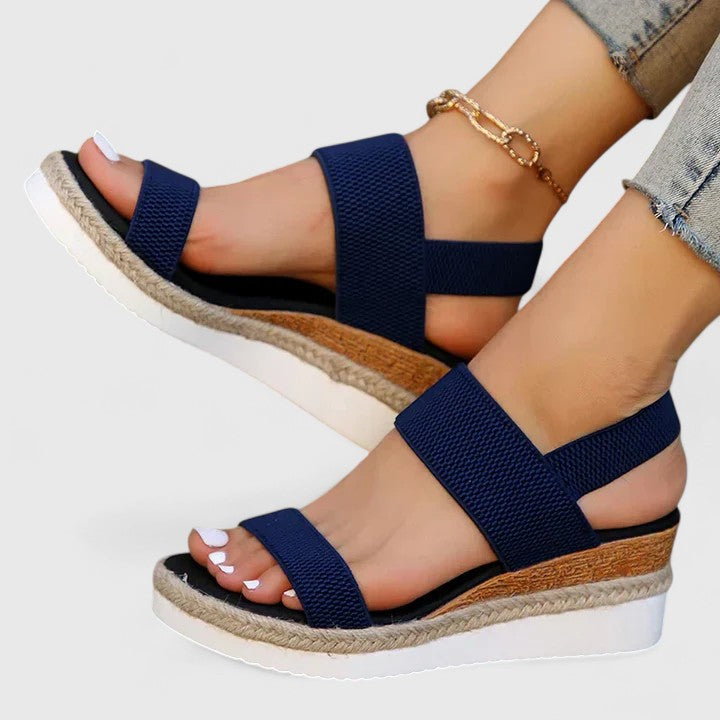 Sandalen Damen | Keilabsatz & Espadrille-Sohle