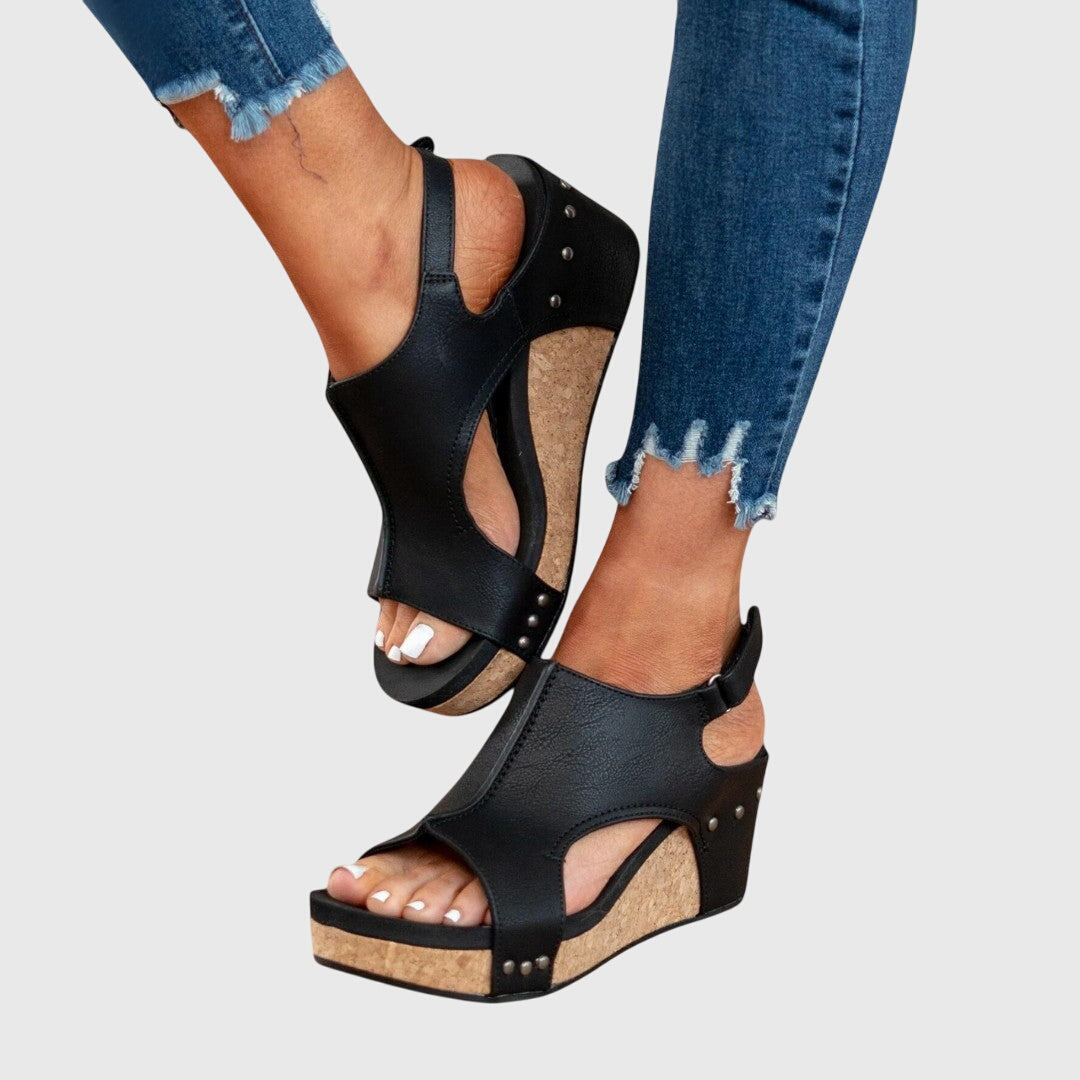 Sandalen Damen | Keilabsatz & Korkplattform