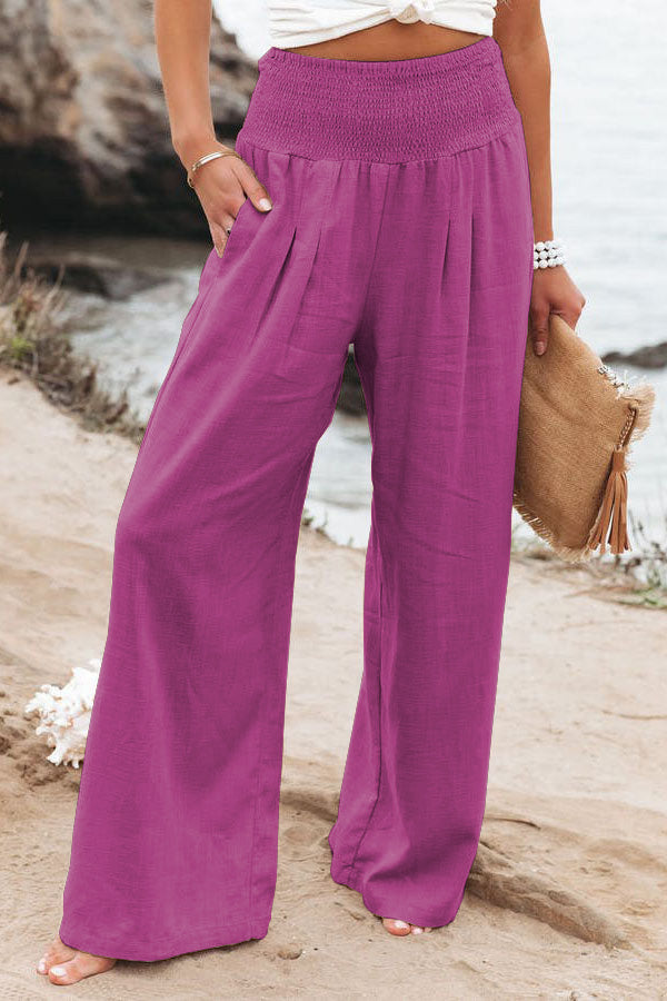 Sommerhosen Damen | Weitem Bein & Smokbund